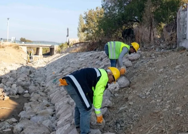 İzmir Yarımada dereleri ıslah ediliyor